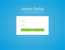 Tablet Screenshot of cisionadmin.radian6.com